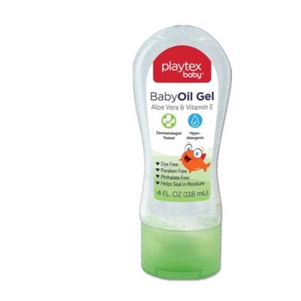 Playtex Baby Oil Gel Aloe Vera 038 Vitamin E 4oz