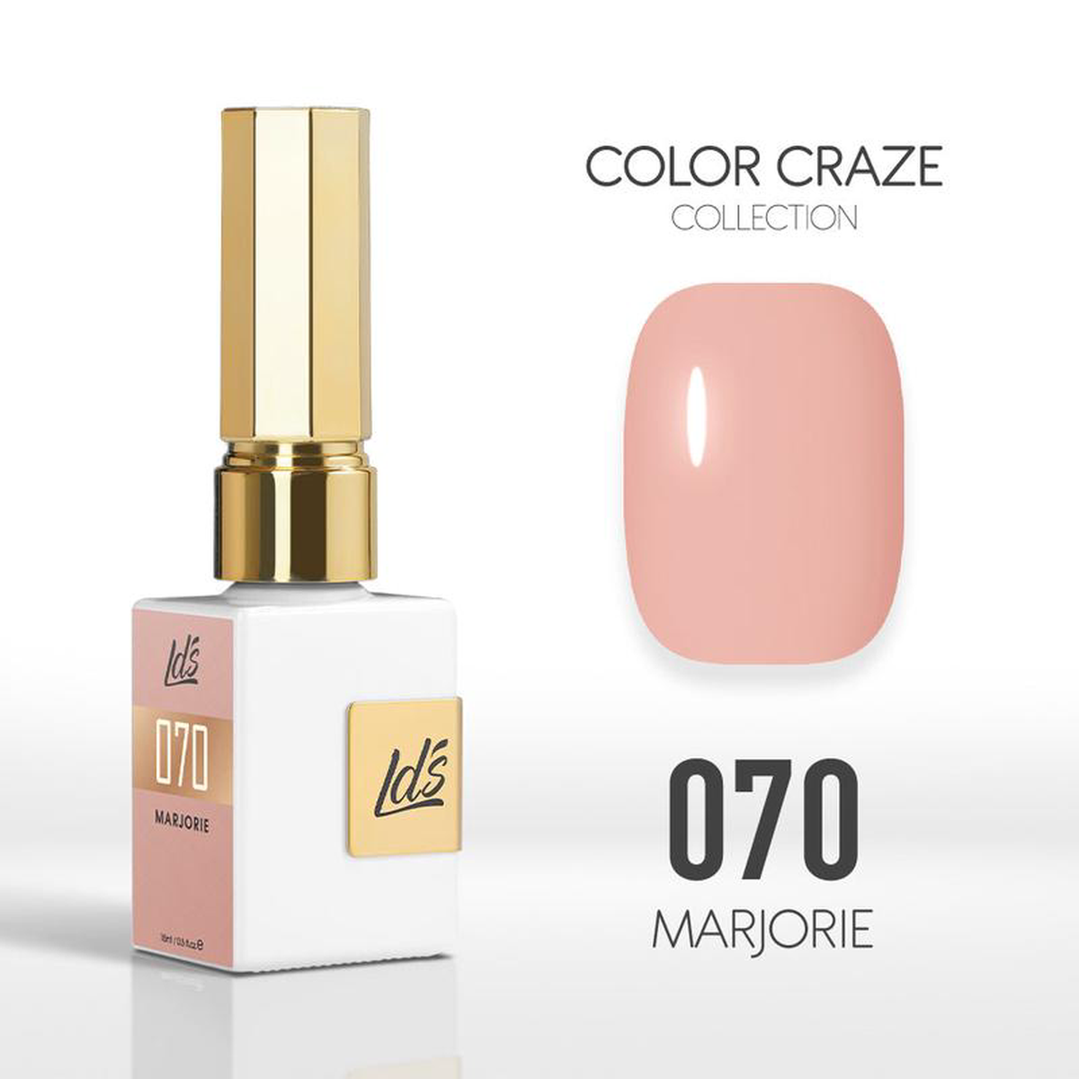 LDS Color Craze Gel Nail Polish 8211 070 Marjorie 8211 05oz