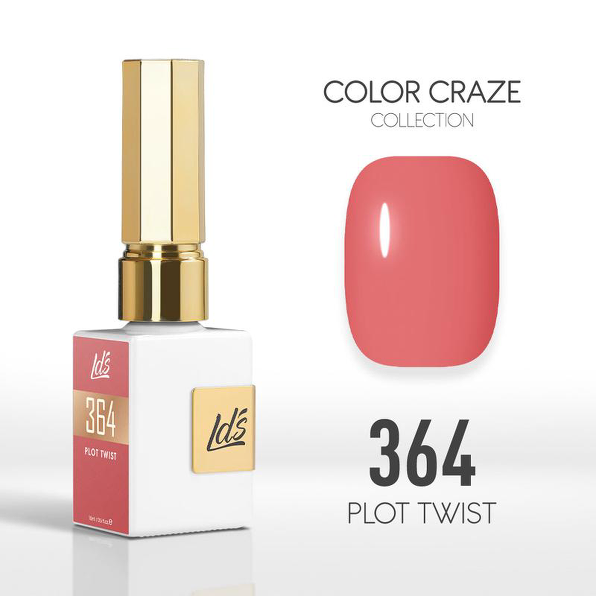 LDS Color Craze Gel Nail Polish 8211 364 Plot Twist 8211 05oz