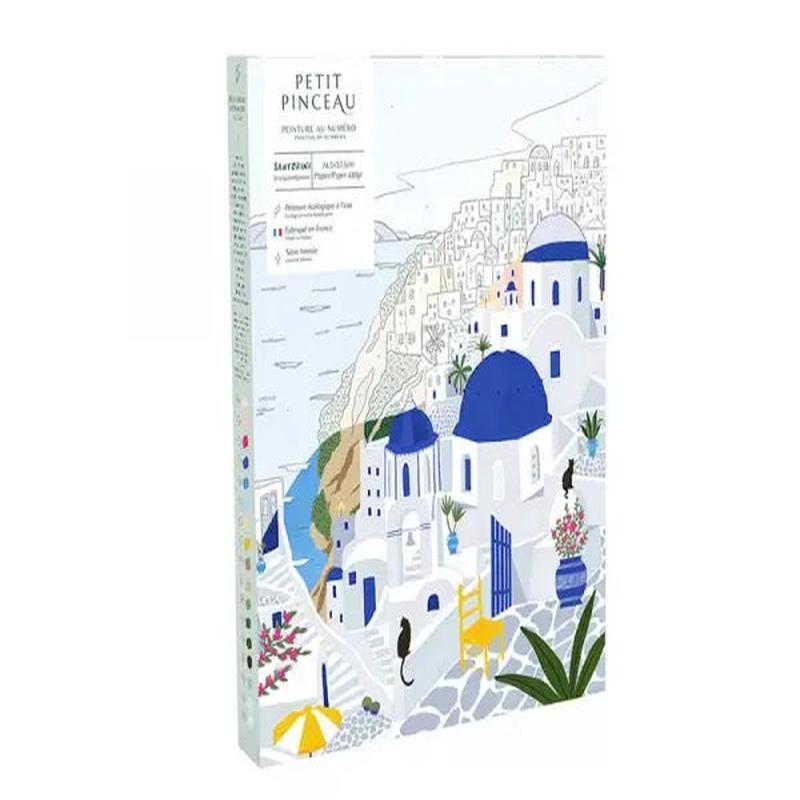 Coffret peinture au numro - Santorini par Maja Tomljanovic